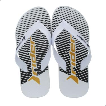 Imagem de Chinelo Masculino Rider 12318 Feel Urban Branco e Preto