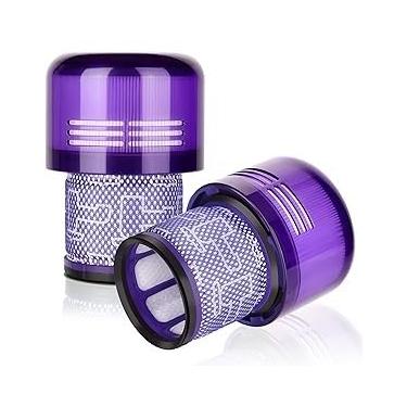 Imagem de ELO Pacote com 2 filtros de vácuo V11 peça de substituição compatível com V11 Torque Drive V11 Animal V11 Complete V11 Extra V15 Detect V15s Detect Submarine Vacuums Part # 970013-02