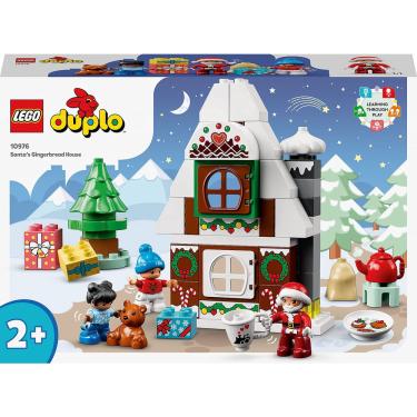 Imagem de Brinquedo de construção lego duplo Santa's Gingerbread House 10976