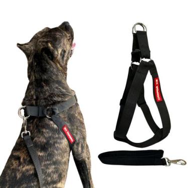 Imagem de Conjunto Peitoral Prático com Guia para Cachorro - Tamanho GG - Canadá