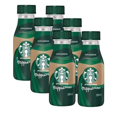 Imagem de 6 Bebida Láctea Starbucks Frappuccino Café Clássico