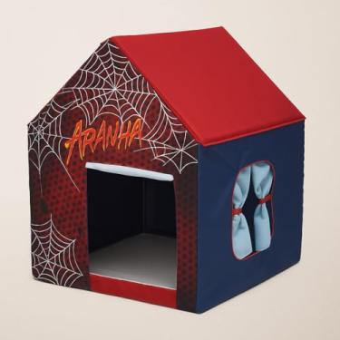 Imagem de Casinha Infantil Menino Cabana Teia Barraca Spider Tenda Aranha