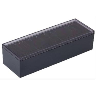 Imagem de Caixa organizadora de cartões de visita King Jim 75 preta