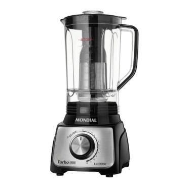 Imagem de Liquidificador Mondial L-1100 BI Jarra de San Cristal 3L 1100W 12 Velocidades