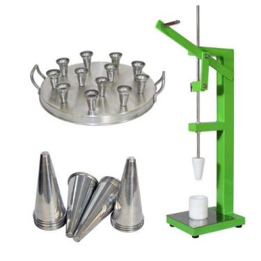 Imagem de Modeladora + Base Assar 12 Cones + 50 Cones 14cm Pizza Cone