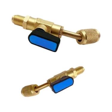 Imagem de 1/4 Polegada Sae R22 R12 R410a Refrigerante Ângulo Desligamento Válvul