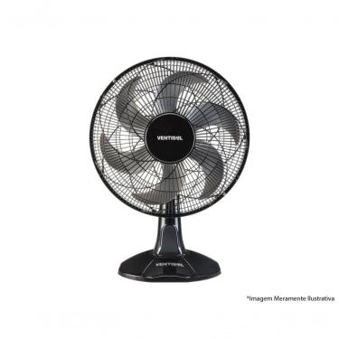 Imagem de Ventilador Mesa Turbo Preto 6 Pas 40Cm 80W 220V