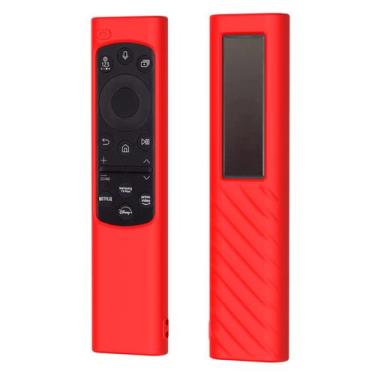 Imagem de Capa Controle Remoto Silicone Proteção Smart Tv Samsung - OMG, VERMELH