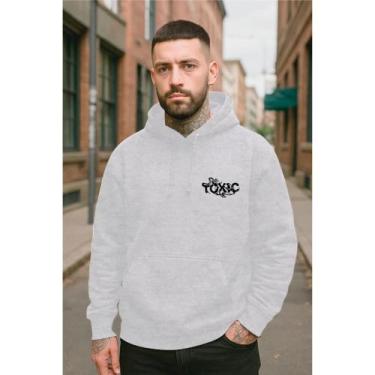 Imagem de Blusa De Frio Estampada Mletom Unissex Flanelado Toxic 100% Algodão La