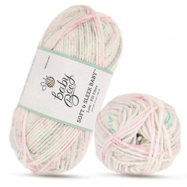 Imagem de Baby Bee Fio médio para crochê e tricô novelo de acrílico macio, 180 metros, acessórios DIY