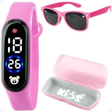 Imagem de Relogio Infantil Digital Led + Case Silicone Prova Dagua - Orizom