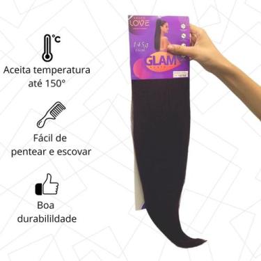 Imagem de Rabo de Cavalo Zaya 145g Liso Elástico Resistente Ajustável 66cm Pente