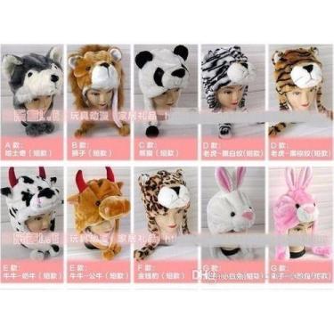 Imagem de Touca De Bichinhos Kit Com 16 Modelos Variados Peludinho - oem