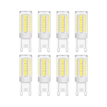 Imagem de Lâmpada LED Regulável 8Pcs G9 5W-22W 220V Sem Cintilação 360 graus Âng