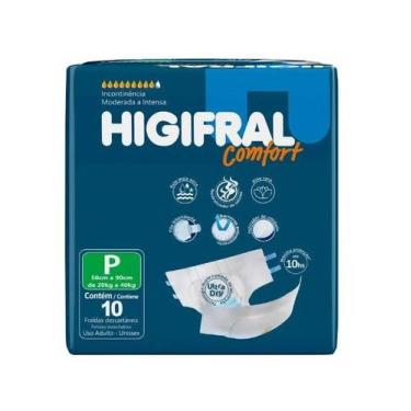 Imagem de Fralda Adulto Higifral Confort P Com 10 Unidades - Eurofral