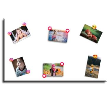 Imagem de Planner Mural Quadro de Fotos Coloridos - Quadro Branco (Branco, 60x90cm)