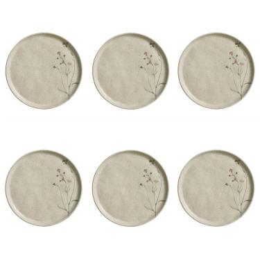 Imagem de Conjunto De Pratos De Sobremesa 06 Peças Bio Campestre Porto Brasil