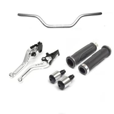 Imagem de Kit Guidão 22mm Manopla XL Manete Lander Tenere Crosser - Stark Race, 