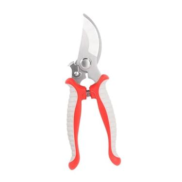 Imagem de Ｂｅｓｇａ Tesoura de poda, podador de frutas, tesoura para cortar árvores, multifuncional, resistente, portátil, para jardim, pomar, quintal, gramado, Vermelho