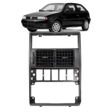 Imagem de Moldura Painel Central Gol 1994 1995 1996 1997 A 1999 Preto - Auto Qua