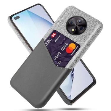 Imagem de Capa para Huawei Enjoy 50 PRO 5G,Anti-deslizamento,Proteção contra quedas de 360°,Resistência à impressão digital,Tela e caso de couro PU com 1 slot de cartão atrás-Gray