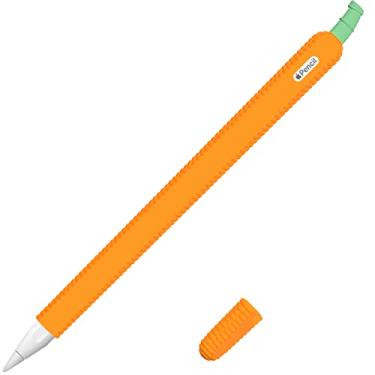 Imagem de YINVA Capa compatível com Apple Pencil de 2ª geração, acessórios de manga com cabo de milho fofos compatíveis com iPad Pencil 2ª geração com tampa protetora (dourada)