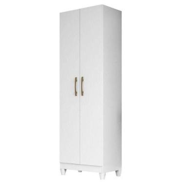 Imagem de Armário Multiuso New Iris Branco Brilho - Moval - MOVAL MOVÉIS, Branco