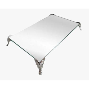 Imagem de Bandeja de Vidro espelhada Reta 37,5 x 27,5 cm - Landi