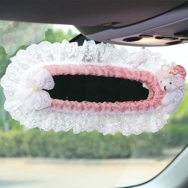 Imagem de Capa de espelho retrovisor de carro, protetor de espelho retrovisor automotivo elástico de pelúcia, protetor retrovisor automotivo, decoração automotiva para mulheres e meninas (19)