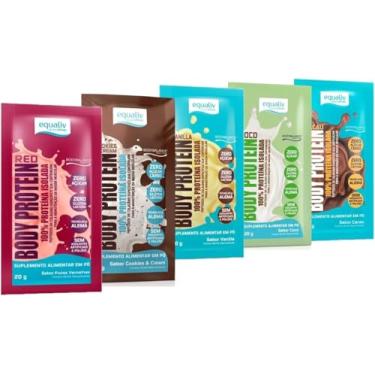 Imagem de Body Protein Equaliv Sache Kit 5 Unidades