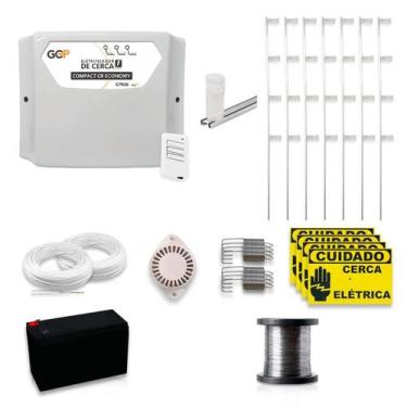 Imagem de Kit Cerca Elétrica PPA Compact CR Economy 70 Metros de Muro