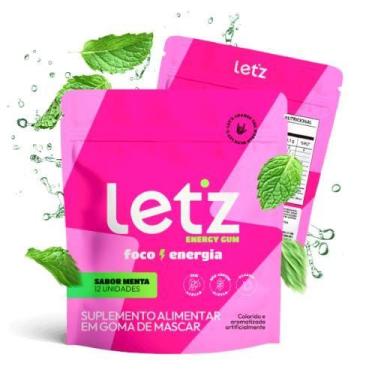 Imagem de Letz Gum Chiclete Energético com Cafeína