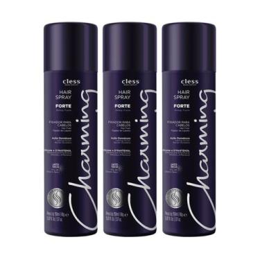 Imagem de Kit Hair Spray Charming Forte 150ml 3 unidades