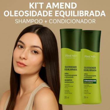 Imagem de Kit Amend Oleosidade Equilibrada Shampoo + Condicionador 250ml Cabelos