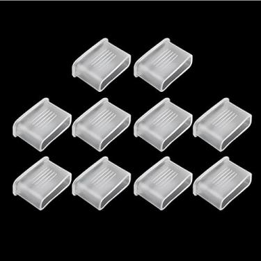 Imagem de Capa de apito, 10 peças, capa protetora para apito, apito, treinamento, futebol, apito, apito, capa de apoio de dedo e equipamento de árbitro