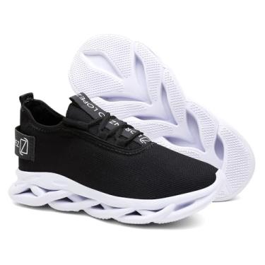 Imagem de Tênis Esportivo Masculino Academia e Caminhada Envio Já (Preto/Branco, BR, Adulto, Numérico, 37)