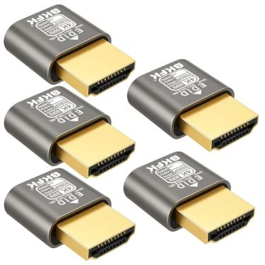 Imagem de Plugue fictício hdmi 4K - adaptador de exibição para HDMI, janela virtual Luna Display para emulador doméstico - Dummy, displayport Headless dummie dongle1080P 120Hz (NOVO-4K-HDR (padrão3840X2160@60HZ