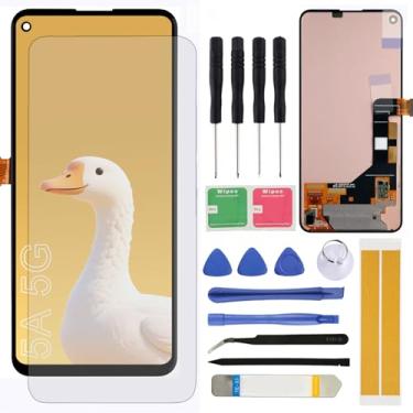 Imagem de UYGHHK Substituição de tela para Google Pixel 5A 5G G1F8F G4S1M 16.1 cm Display LCD Touch Screen Digitalizador com kit de ferramentas de reparo