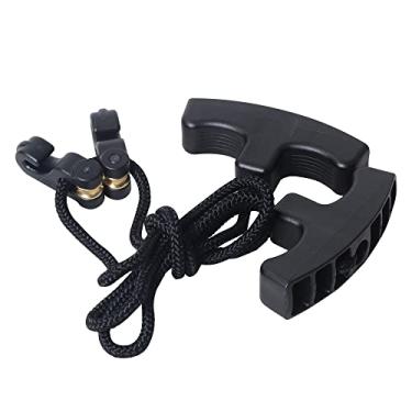 Imagem de SOPOGER Corda de besteira, dispositivo de tacada de balestra com alça em T, suporte para puxar, corda de puxar para besta, ferramenta de assistência para extrator de corda (83 cm)