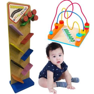 Imagem de Kit Aramado e Expresso Maluquinho Brinquedo Educativo - TRALALA