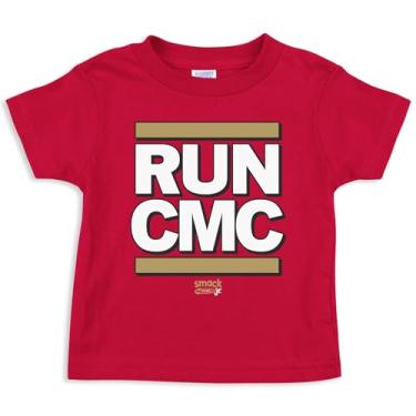 Imagem de Vestuário para bebês Run CMC para fãs de futebol de São Francisco (camiseta infantil, 7 anos)