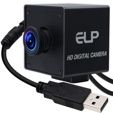 Imagem de ELP Global Shutter USB Webcam grande angular para computador 1080p 90fps câmera Lightburn para gravador a laser USB2.0 PC câmera de segurança de quadro alto para Raspberry Pi (lente de baixa distorção