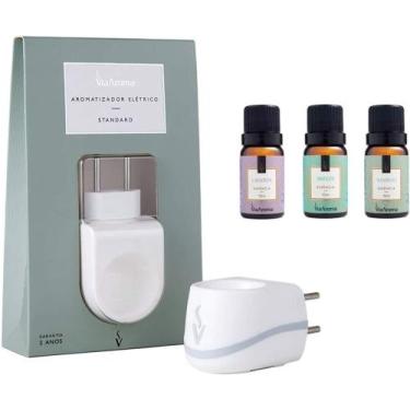 Imagem de Aromatizador Difusor Elétrico Tomada Via Aroma com Essência Vanilla La