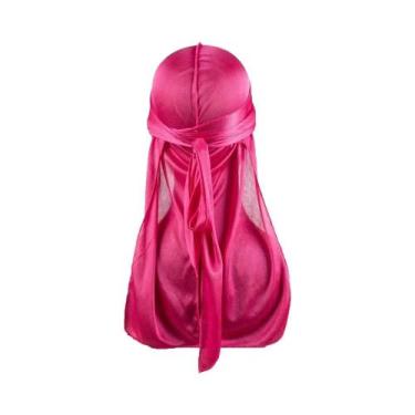 Imagem de Gorro Durag de seda masculino Bandana Silky Du Rag Doo Rag Boné com on