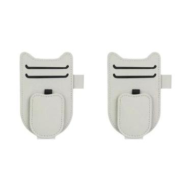 Imagem de Suporte Magnético Universal Para Óculos De Sol Em Carro Com Capa De ma