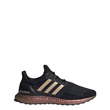 Imagem de adidas Tênis de corrida unissex Ultraboost 1.0 para adultos, Core Black/Magic Bege/Carbono, 9