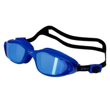 Imagem de Óculos de Natação Speedo Poseidon Adulto Espelhado Azul, Azul, Único, 