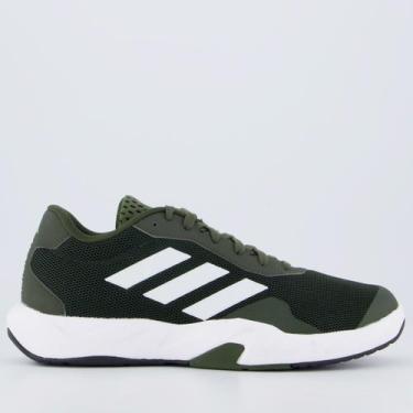 Imagem de Tênis Adidas Amplimove Trainer Verde e Branco, 42