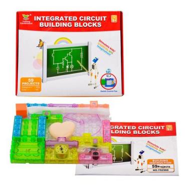 Imagem de Brinquedo de experiência científica de bloco de construção de montagem