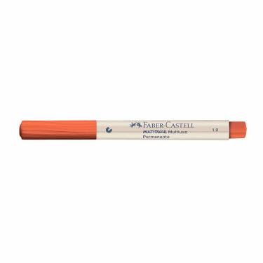Imagem de Marcador permanente Multimark 1.0mm Laranja Faber-Castell